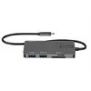Image de Adaptateur Multiport USB-C - USB Type C vers HDMI 4K, Alimentation 100W Passthrough, SD/MicroSD, Hub USB 3 Ports USB 3.0 - Mini Dock USB-C - Câble