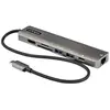 Image de Adaptateur Multiport USB-C - USB Type C vers HDMI 2.0 4K 60Hz, Alimentation 100W Passthrough, SD/MicroSD, Hub 2 Ports USB 3.0 - GbE - Mini Dock USB-C