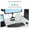 Image de Switch KVM Hybride 2 Ports USB-A + HDMI & USB-C - Ecran Unique HDMI 2.0 4K 60Hz - Commutateur KVM Compact Desktop/Laptop - Alimenté Bus USB -
