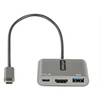 Image de Adaptateur USB-C HDMI, Adaptateur Multiport USB-C vers HDMI 4K, 100W PD Passthrough, Hub USB 3.0 5Gbps (1xType-C/1xA), Mini Dock USB-C, Station