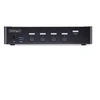 Image de Switch KVM DisplayPort 4 Ports, 8K 60Hz, DP 1.4, 6 Ports USB - Commutateur écran-clavier-souris/audio/USB - 4 x KVM / audio / USB - 1 utilisateur