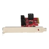 Image de Carte PCI Express SATA 6 ports - Contrôleur PCIe SATA - ASM1166 Non-Raid - Convertisseur PCI Express 3.0 vers SATA - Connecteurs Empilés - Carte