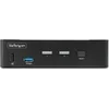 Image de Switch KVM DisplayPort 2 Ports, 8K 60Hz, DP 1.4, 6 Ports USB - Commutateur écran-clavier-souris/audio/USB - 2 x KVM / audio / USB - 1 utilisateur