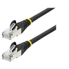 Image de Câble Ethernet CAT6a 10m - LSZH, 10 GbE 100W PoE S/FTP Noir - Cordon de raccordement - RJ-45 (M) pour RJ-45 (M) - 10 m - S/FTP - CAT 6a - IEEE