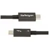 Image de StarTech Câble Thunderbolt 4 de 1m - 40Gbps - 100W PD - Vidéo 4K/8K - Câble Thunderbolt - Thunderbolt 4 (M) pour Thunderbolt 4 (M) - USB4/Thunderbolt