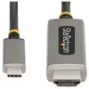 Image de Câble Adaptateur USB-C vers HDMI de 1m, 8K60Hz/4K144Hz/HDR10 - Câble adaptateur - 24 pin USB-C mâle pour HDMI mâle - 1 m - gris sidéral - support