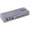 Image de Station d'Accueil USB-C - Hub USB-C HDMI - Dock USB 7 ports - Station d'accueil - USB-C / Thunderbolt 3 / Thunderbolt 4 - 2 x HDMI, 2 x DP, USB-C -