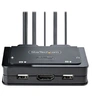 Image de Switch KVM Hybride USB-C à 2 Ports, 4K60Hz, Commutateur KVM - Commutateur écran-clavier-souris/audio/USB - compact - 2 x KVM / audio / USB - 1
