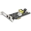 Image de Startech 2-Port 2.5Gbps PoE Network Card, Intel I225-V, 802.3af/at - Adaptateur réseau - PCIe 2.0 x2 - Ethernet 10M/100M/1G/2,5 Gigabit x 2 - noir