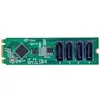 Image de 4-Port M.2 to SATA Adapter Card, M.2 PCIe 3.0 to SATA HDD/SSD Expansion Card, ASM1064 Chipset, M.2 NVMe to 4x HDD/SSD for Windows/macOS/Linux -