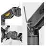 Image de Desk Mount Monitor Arm, Up To 32" Display, C-Clamp, TAA - Kit de montage (bras articulé, serre-joint en C) - pour moniteur - plastique, acier - noir