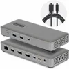 Image de Startech - Station d'accueil - USB4 / Thunderbolt 4 / Thunderbolt 5 - 2 x DP - 1GbE, 2.5GbE - 100 watt - Europe, Royaume-Uni