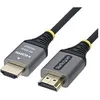 Image de Startech - Premium High speed - câble HDMI avec Ethernet - HDMI mâle pour HDMI mâle - 50 cm - blindé - noir et argent - support 1 440 p (UWQHD) 144
