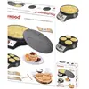 Image de Crêpière INOX 2 en 1 anti-adhésif Diamètre: 26 cm 1000W Noir