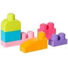 Image de Jeu de construction Fisher Price First Builders Sac 80 briques Rose