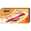 Image de BIC Soft Feel - Stylos-Bille Rétractables avec Grip en Caoutchouc, Pointe Moyenne (1,0 mm) - Rouge, Boîte de 12 en occasion ou reconditionné