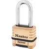 Image de Cadenas à anse longue à combinaison résistant aux intempéries en laiton Master Lock 1175DLH 58mm