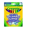 Image de Crayons : 8 gros crayons à la cire lavables Crayola
