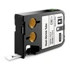 Image de XTL - Etiquettes pour gaines thermo-rétractables continues, 12mm x 2,9m - Noir sur Blanc