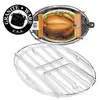 Image de Grille roaster ovale 36,5x26,5 cm - - Argent - Acier