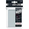 Image de Lot de 100 sleeves protections souple standard pro fit side-load transparentes pour carte