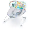 Image de Bright Starts Transat Bébé Vibrations Apaisantes, Barre de Jouets Amovible, Pieds Antidérapants, 0-6 Mois Jusqu'à 9 kg (Safari Fun) en occasion ou reconditionné
