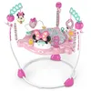 Image de Bright Starts, Disney Baby, Minnie Mouse Forever Bestie, Sauteur et activités- avec lumières et chansons, enfants de 6 mois + en occasion ou reconditionné