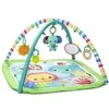Image de Tapis D'Eveil Et D'Activités Jungle Vert, 5 Jouets Inclus Et Détachables, Arche De Jeu Pliable