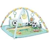 Image de Tapis D'Eveil Football, Arche De Jeu Avec Jouets Oball Détachables, Musique Et Lumieres, Dimensions : 47 X 74 X 74