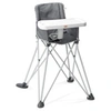 Image de Chaise haute pliable Pop 'N Dine - Avec sac de transport - Tablette porte-gobelet - Déhoussable et lavable