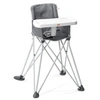 Image de BRIGHT STARS Pop N Dine- Chaise haute pour repas bébé, pliable, nomade, de voyage, Léger, facile a nettoyer, Sac de transport