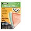 Image de - A4 (210 x 297 mm) - 200 micromètres - clair - 100 unités couverture à reliure PVC - pour Fellowes Galaxy 500, Galaxy Wire, Pulsar+ 300, Quasar+