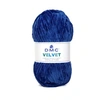 Image de Fil Layette Chenille VELVET - 100g - DMC : Douceur et Chaleur pour Tous Vos Projets(...) - 12 Bleu