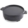 Image de Weber Dutch Oven 2-en-1 pour Gourmet BBQ System/cocotte en Fonte avec Couvercle utilisable comme poêle   Noir (8857) en occasion ou reconditionné