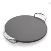 Image de Weber Crafted Pierre à Pizza émaillée/résistante à la Chaleur, répartit la Chaleur uniformément, pour des Fonds croustillants et Un Nettoyage Facile   Crème (8861) en occasion ou reconditionné