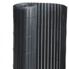 Image de Canisse PVC double face Noir 6 m - 2 rouleaux de 3 x 1,20 m -