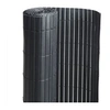 Image de Canisse PVC double face Noir 6 m - 2 rouleaux de 3 x 1,50 m -