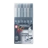 Image de Stylo pinceau Koi Coloring Brush, étui de 6, gris