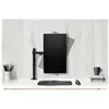 Image de SmartFit Ergo Single Extended Monitor Arm - Kit de montage - bras réglable - pour moniteur - acier poudré - noir - Taille d'écran : jusqu'à 34 pouces