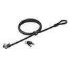 Image de Portable accessoires N17 Keyed Laptop Lock Noir, Argent Câble Antivol