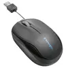Image de Pro Fit Retractable Mobile - Souris - optique - 3 boutons - filaire - USB - noir