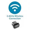 Image de Pro Fit Mobile - Souris - droitiers et gauchers - laser - 2 boutons - sans fil - 2.4 GHz - récepteur sans fil USB - noir