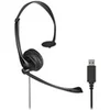 Image de - Micro-casque - sur-oreille - filaire - USB-A - noir