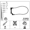 Image de Kit De Câbles D'Allumage Rc-Bw225 Ngk Ngk Rcbw225 Bmw