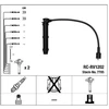 Image de Kit De Câbles D'Allumage -Rv1202 Ngk Ngk Rcrv1202 Land Rover;Lotus;Mg;Rover