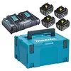 Image de Pack énergie 18V 4 batteries 5Ah BL1850B + chargeur DC18RD en coffret MAKPAC - MAKITA - 197626-8