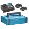 Image de Pack 2 Batteries BL1021B + DC10SA + Makpac - 197658-5