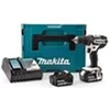 Image de Perceuse-visseuse a percussion DHP482RFWJ - Livrée avec 2 batteries 18 V, chargeur rapide et coffret Makpac