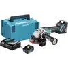 Image de Meuleuse d'angle 18V 125mm + 2 batteries 5Ah + chargeur + coffret MAKPAC - - DGA506RTJ