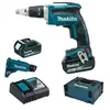 Image de Visseuse automatique 18V - 25 à 55 mm - - avec 2 batteries 18V 5Ah - chargeur - chargeur vis - MakPac - DFS452TJX2